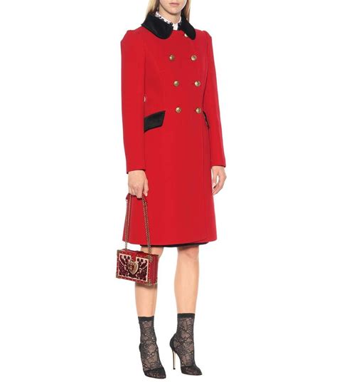 dolce gabbana coat womens|dolce and gabbana wool coat.